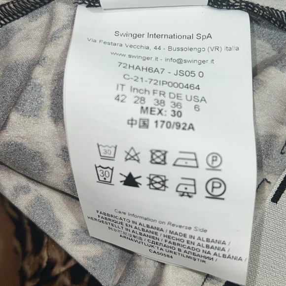 VERSACE JEANS COUTURE animal print logo top - Picture 10 of 12